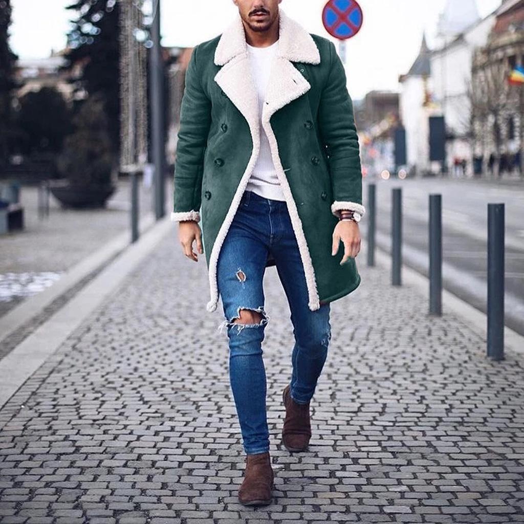Универсальное мужское пальто Pop Street Shoot на осень и зиму, новый тип флисового композитного замшевого мужского пальто 3XL
Универсальное мужское пальто Pop Street Shoot на осень и зиму, новый тип флисового композитного замшевого мужского пальто 3XL