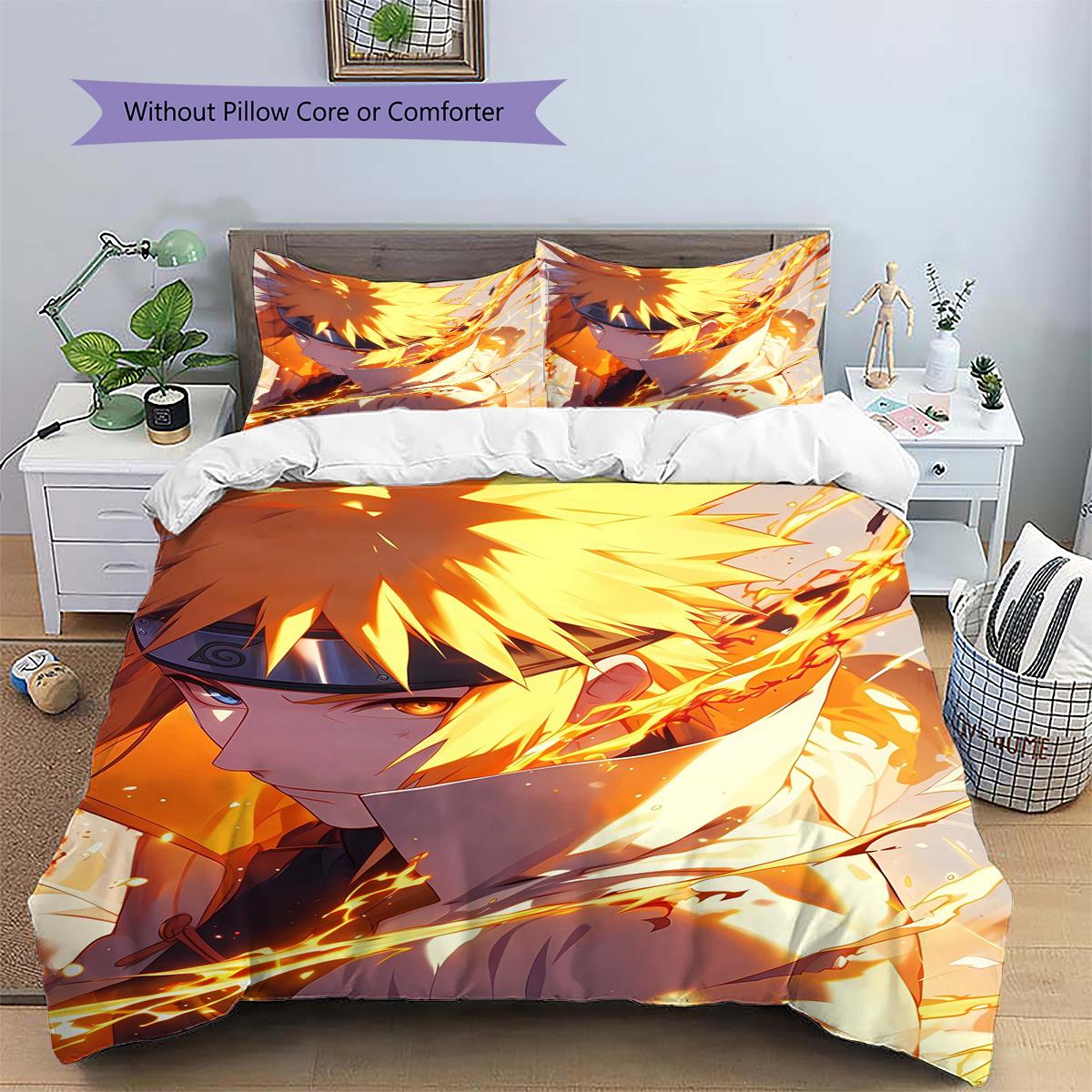 Naruto Uzumaki Patterned Pillowcase & Duvet Cover Set Anime Motif Stylish Bedding for Bedroom Present.-TING 135x200cm
Naruto Uzumaki Patterned Pillowcase & Duvet Cover Set Anime Motif Stylish Bedding for Bedroom Present.-TING 135x200cm