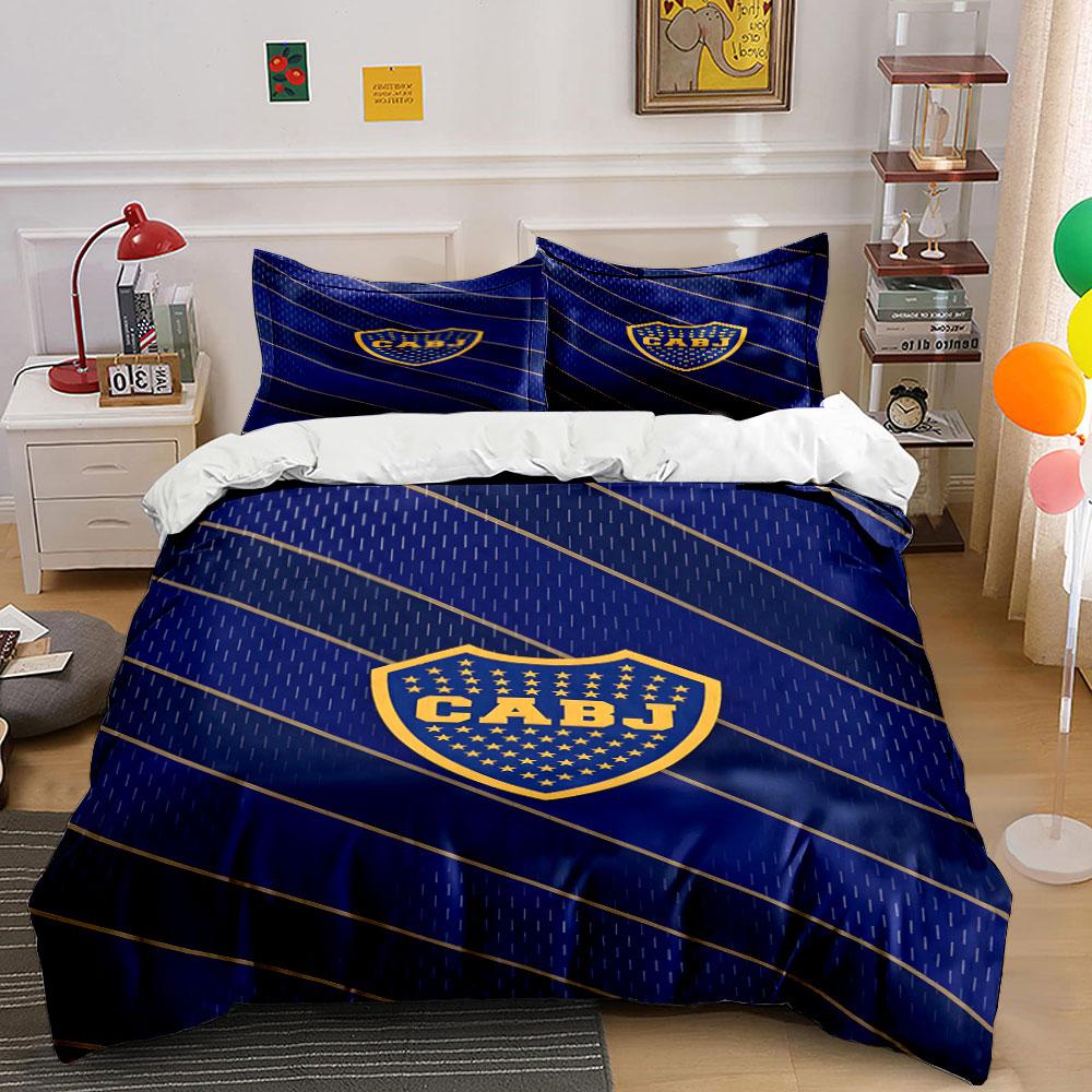Blue CABJ logo pattern. Bedding sets Duvet cover sets Duvet covers Pillowcases(1 * Duvet Cover 2 * Pillowcases, without duvet insert) 135x200cm
Blue CABJ logo pattern. Bedding sets Duvet cover sets Duvet covers Pillowcases(1 * Duvet Cover 2 * Pillowcases, without duvet insert) 135x200cm