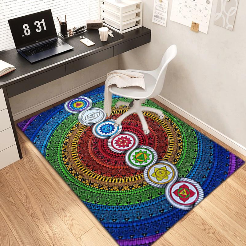 1Pc Chakras theme Printed circular carpet, home door mat, outdoor travel protection carpet B3 40x60cm( 15x23in )
1Pc Chakras theme Printed circular carpet, home door mat, outdoor travel protection carpet B3 40x60cm( 15x23in )