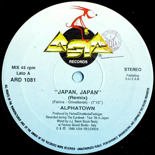 12inch Record ALPHA TOWN / F.C.F. - Japan, Japan / Bad Desire ARD1081 Asia Records 1990 Italy Dance & Electronica Used
12inch Record ALPHA TOWN / F.C.F. - Japan, Japan / Bad Desire ARD1081 Asia Records 1990 Italy Dance & Electronica Used