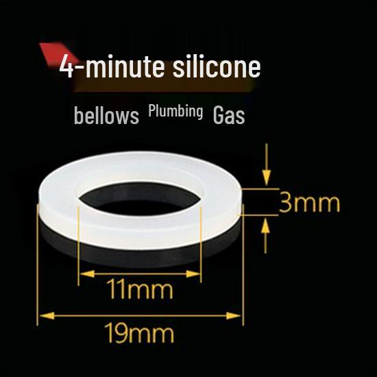 Silicone Rubber Gasket Washer for 4-Point Shower Head, Soft Hose Filter, Faucet Seal, and Water Heater Ring
Silicone Rubber Gasket Washer for 4-Point Shower Head, Soft Hose Filter, Faucet Seal, and Water Heater Ring
