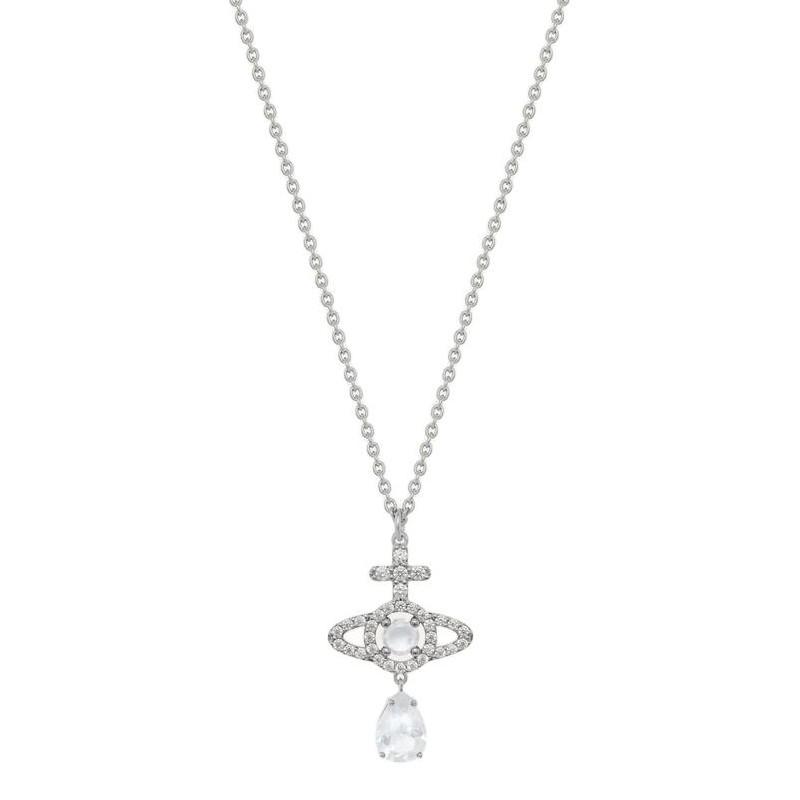 Vivienne Westwood Pear-Shaped Gem Pendant Necklace Unisex necklace Silver 1250961298-002 Basic Packaging-Dust Bag+Box
Vivienne Westwood Pear-Shaped Gem Pendant Necklace Unisex necklace Silver 1250961298-002 Basic Packaging-Dust Bag+Box