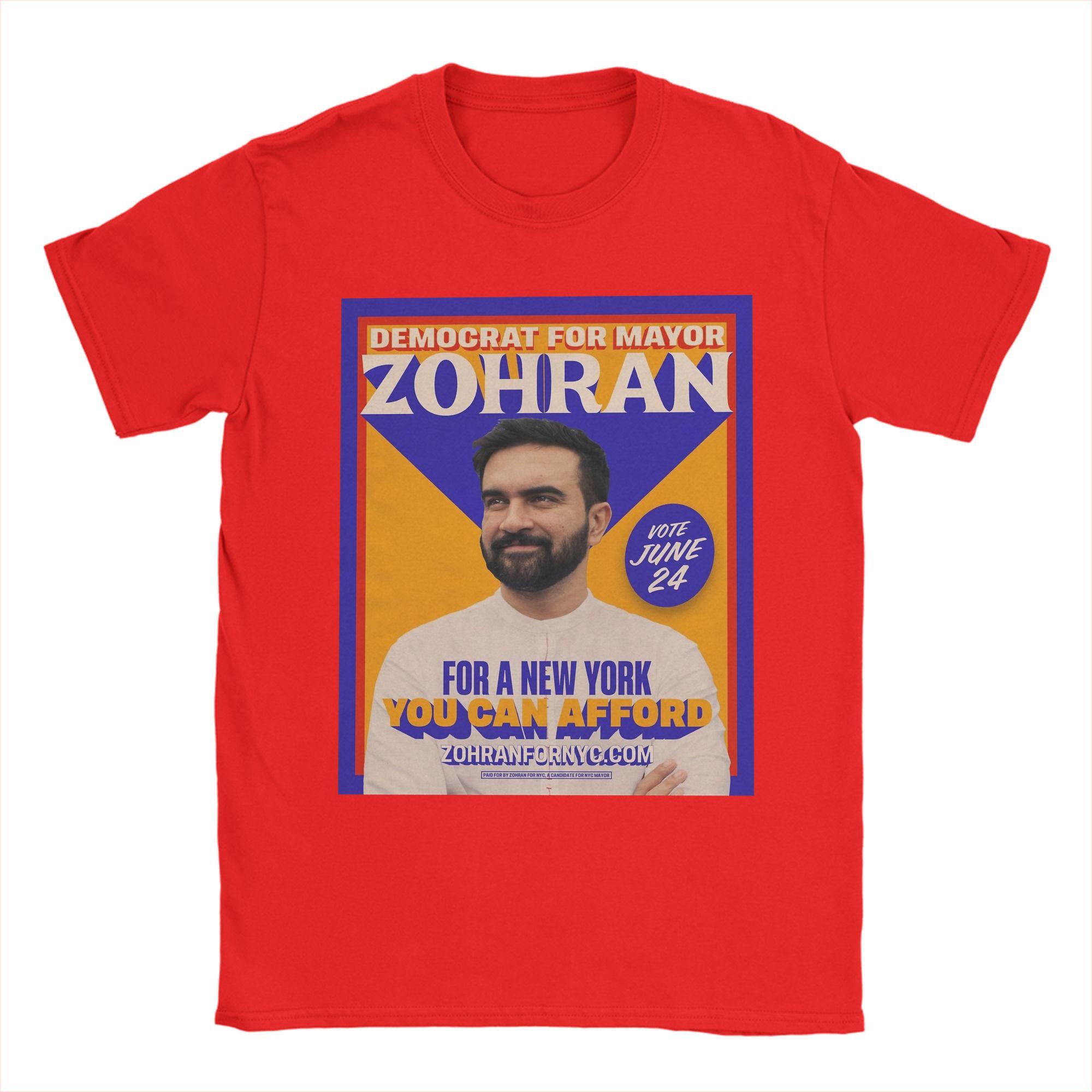 Mens Womens Zohran for New York City Shirt Pure Cotton Print Tee Shirts Clothing Outfits S
Mens Womens Zohran for New York City Shirt Pure Cotton Print Tee Shirts Clothing Outfits S