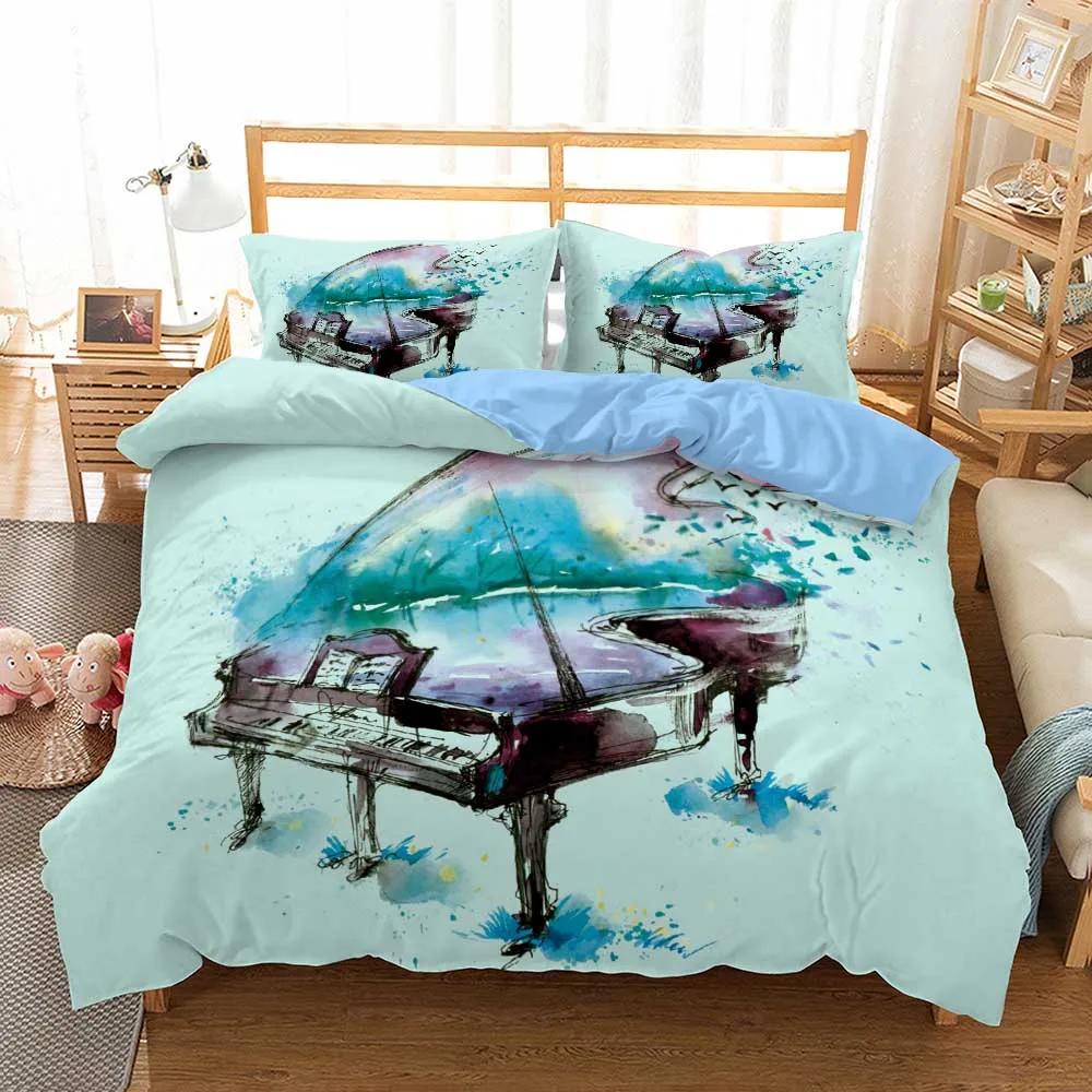 Comfortable Warm Print Music Piano Sets Luxury Western Watercolor Bedclothes Dekbedovertrek 200x200 Bed Linens Quilt Comforter (quilt)-EU Single(135*200cm)3pcs
Comfortable Warm Print Music Piano Sets Luxury Western Watercolor Bedclothes Dekbedovertrek 200x200 Bed Linens Quilt Comforter (quilt)-EU Single(135*200cm)3pcs