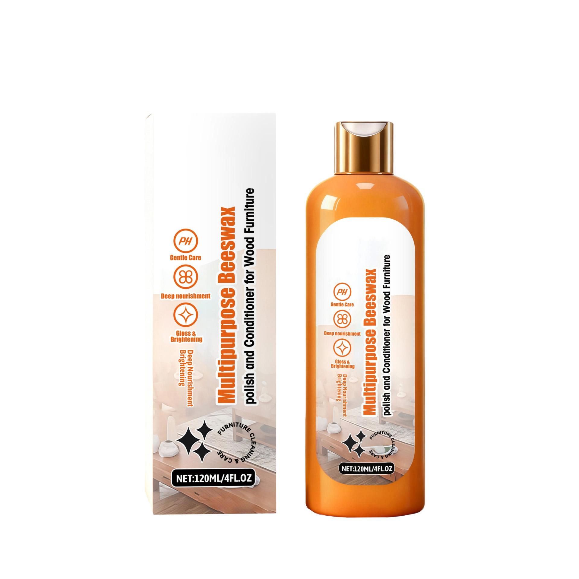 Beeswax Multi-Purpose Wood Care Product - Wood Furniture Floor Scratch Cleaning, Restoration And Polishing 120ml one size
Beeswax Multi-Purpose Wood Care Product - Wood Furniture Floor Scratch Cleaning, Restoration And Polishing 120ml one size