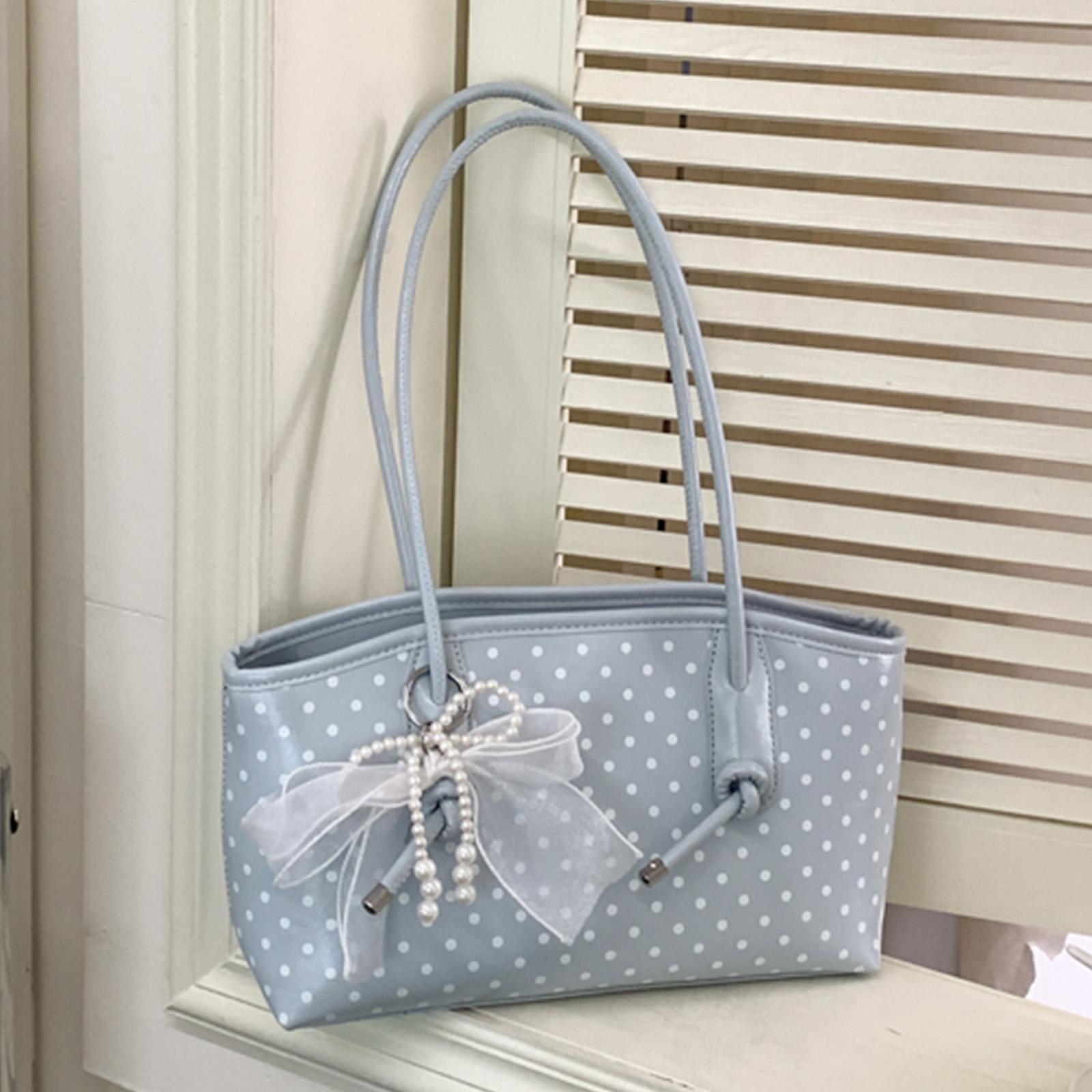 PU Leather Polka Dot Shoulder Bag Versatile Handbag Large Capacity with Pendant for Women Work Shopping Travel Daily Use
PU Leather Polka Dot Shoulder Bag Versatile Handbag Large Capacity with Pendant for Women Work Shopping Travel Daily Use