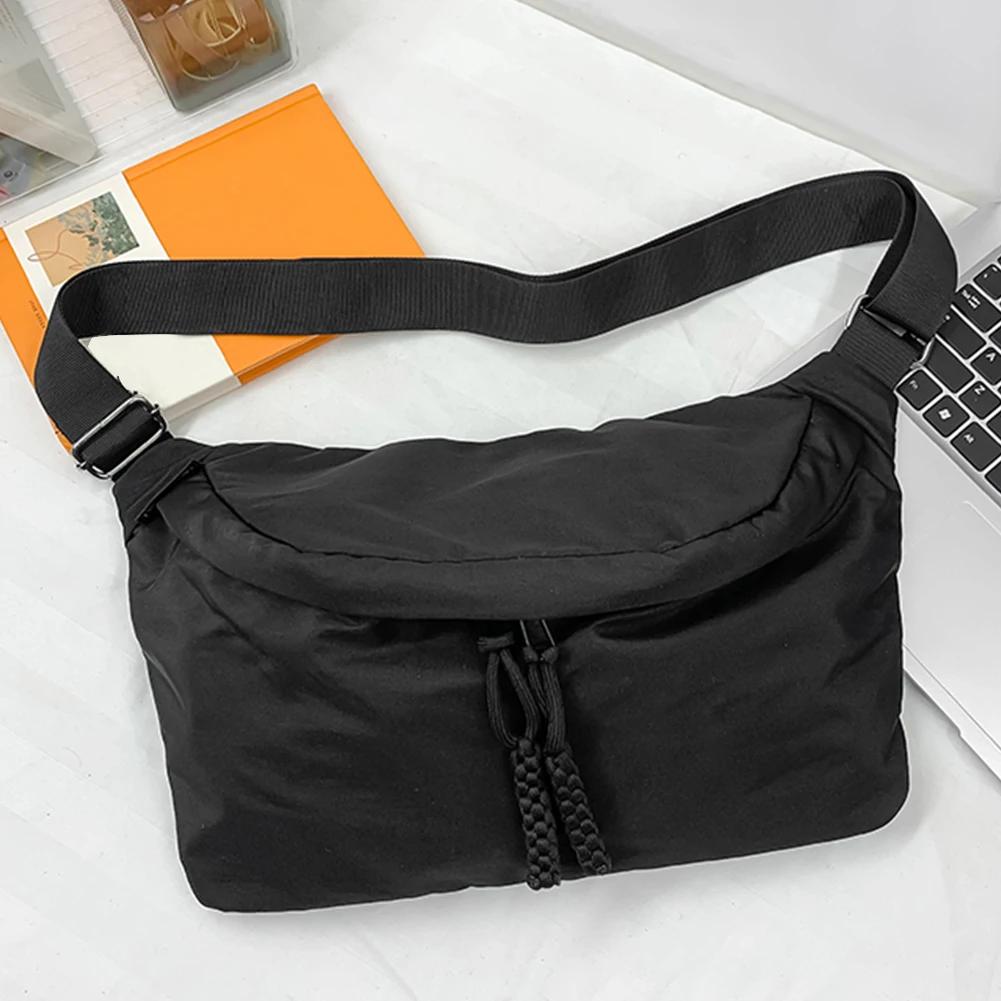 Nylon Shoulder Bag Men Women Messenger Bag Zipper Large Capacity Waterproof Lightweight Fashion Outdoor Fanny Pack чёрный
Nylon Shoulder Bag Men Women Messenger Bag Zipper Large Capacity Waterproof Lightweight Fashion Outdoor Fanny Pack чёрный