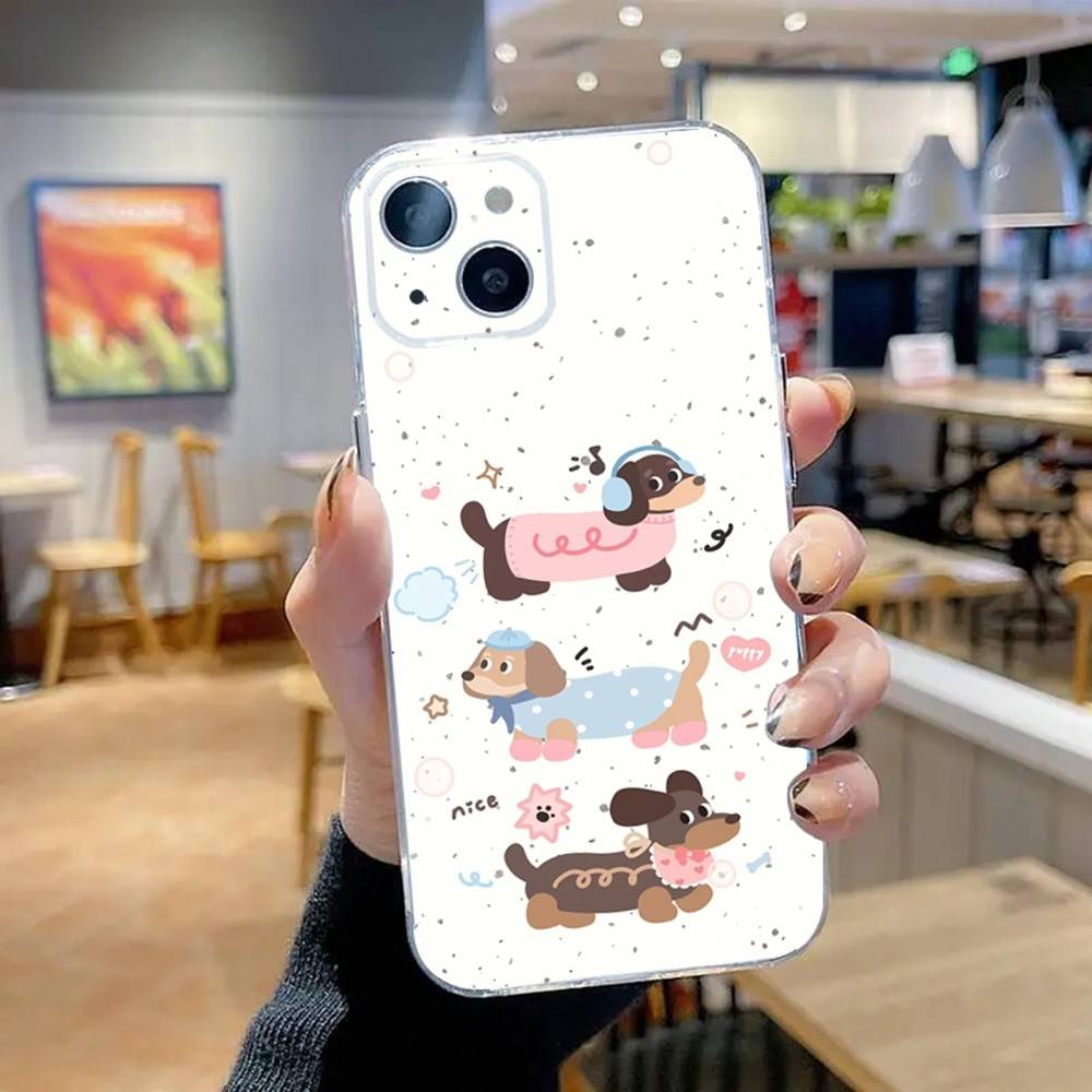 Cartoon Pink Dachshund Dog Phone Case For iPhone 16,15,14,13,12,11 Pro,Max,Plus,X,XS,XR,SE,Mini Transparent Silicone Soft iPhone16promax
Cartoon Pink Dachshund Dog Phone Case For iPhone 16,15,14,13,12,11 Pro,Max,Plus,X,XS,XR,SE,Mini Transparent Silicone Soft iPhone16promax