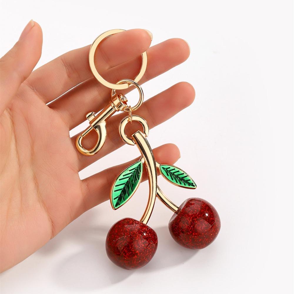 Cute Glittering Cherry Keychain Bow Resin Car Crystal Bag Accessories Valentine червоний
Cute Glittering Cherry Keychain Bow Resin Car Crystal Bag Accessories Valentine червоний