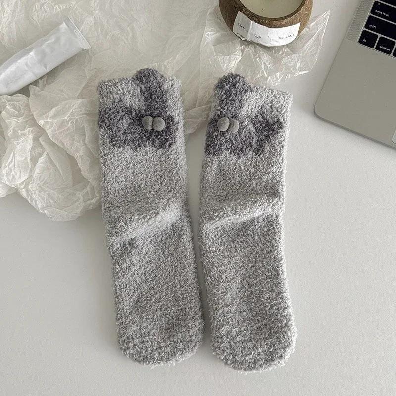 Coral Fleece Socks, Cute Women s Mid Tube Socks, Cute Cat Egg Three-dimensional Wool Ball, Winter Couple s Thick Warm Socks One Size серый
Coral Fleece Socks, Cute Women s Mid Tube Socks, Cute Cat Egg Three-dimensional Wool Ball, Winter Couple s Thick Warm Socks One Size серый