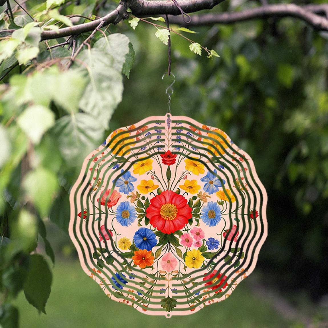 10 Inch Hanging Wind Chime with 360 Hook for Outdoor Garden Decor Dynamic Rotating Design Perfect for Spring Summer Patio Lawn 01A
10 Inch Hanging Wind Chime with 360 Hook for Outdoor Garden Decor Dynamic Rotating Design Perfect for Spring Summer Patio Lawn 01A