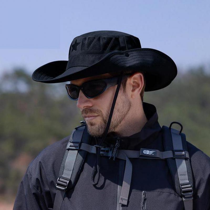 Cowboy Hat Big Brim Fishing Hat Summer Hats For Men Women Unisex Outdoor Fisherman Cap Sunscreen Mountaineering Hiking Sun Hat 55-60cm чорний
Cowboy Hat Big Brim Fishing Hat Summer Hats For Men Women Unisex Outdoor Fisherman Cap Sunscreen Mountaineering Hiking Sun Hat 55-60cm чорний