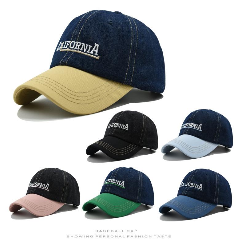 Fashion Denim Baseball Cap For Women Men Letter Embroidery Korean Cowboy Cap Outdoor Sun Visor Hat Hip Hop Adjustable Fitted Cap
Fashion Denim Baseball Cap For Women Men Letter Embroidery Korean Cowboy Cap Outdoor Sun Visor Hat Hip Hop Adjustable Fitted Cap