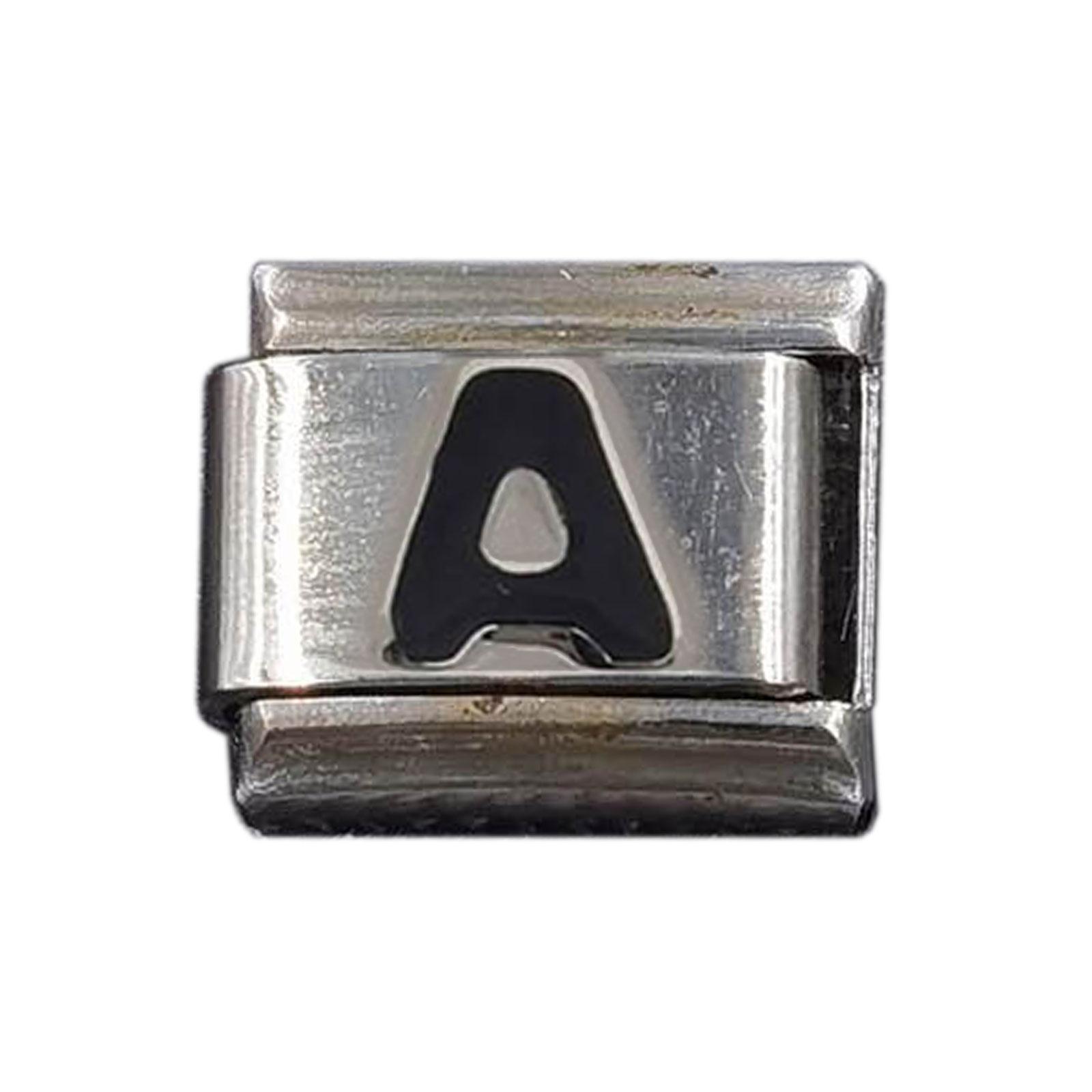 Винтажные квадратные бусины с буквами итальянские подвески-ссылки DIY аксессуары для изготовления браслетов принадлежности для изготовления ювелирных изделий A чёрный
Винтажные квадратные бусины с буквами итальянские подвески-ссылки DIY аксессуары для изготовления браслетов принадлежности для изготовления ювелирных изделий A чёрный