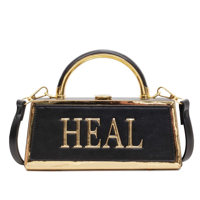 2026 New Arrival Luxury Boxy Handbag for Women PU Leather with Gold HEAL Letter Top Handle Clutch Bag Detachable Shoulder Strap чёрный
2026 New Arrival Luxury Boxy Handbag for Women PU Leather with Gold HEAL Letter Top Handle Clutch Bag Detachable Shoulder Strap чёрный