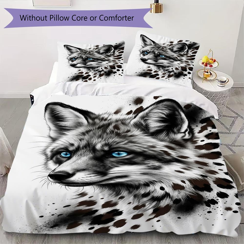 Beast Pattern Bedding uilt Set uilt Cover Pillowcase Home Decoration Birthday Gift (1 * duvet cover + 3 * pillowcase without core) 135x200cm
Beast Pattern Bedding uilt Set uilt Cover Pillowcase Home Decoration Birthday Gift (1 * duvet cover + 3 * pillowcase without core) 135x200cm