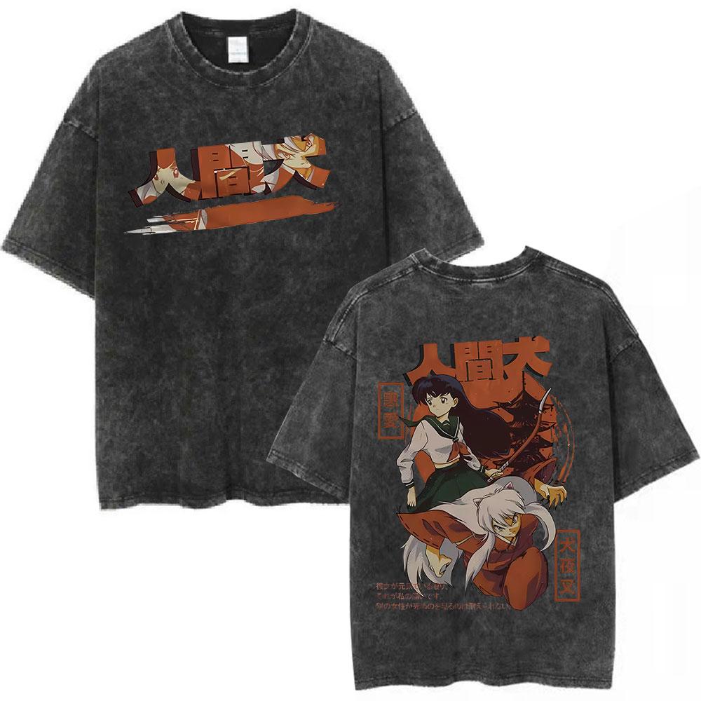Washed Vintage Anime Inuyasha Sesshomaru Manga Graphics T Shirt Fashion Men Women Short Sleeve Cotton Loose Tshirt Streetwear 2XL
Washed Vintage Anime Inuyasha Sesshomaru Manga Graphics T Shirt Fashion Men Women Short Sleeve Cotton Loose Tshirt Streetwear 2XL