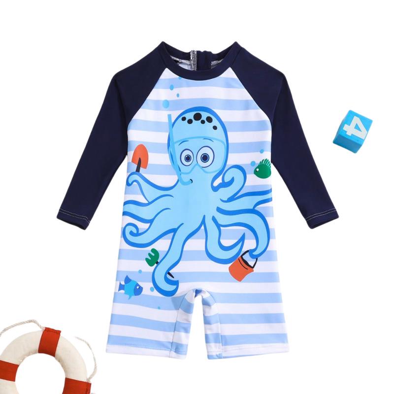 2024 Kids Cute Octopus One-Piece Swimsuit - European & American Style for Boys 9-12 Months
2024 Kids Cute Octopus One-Piece Swimsuit - European & American Style for Boys 9-12 Months