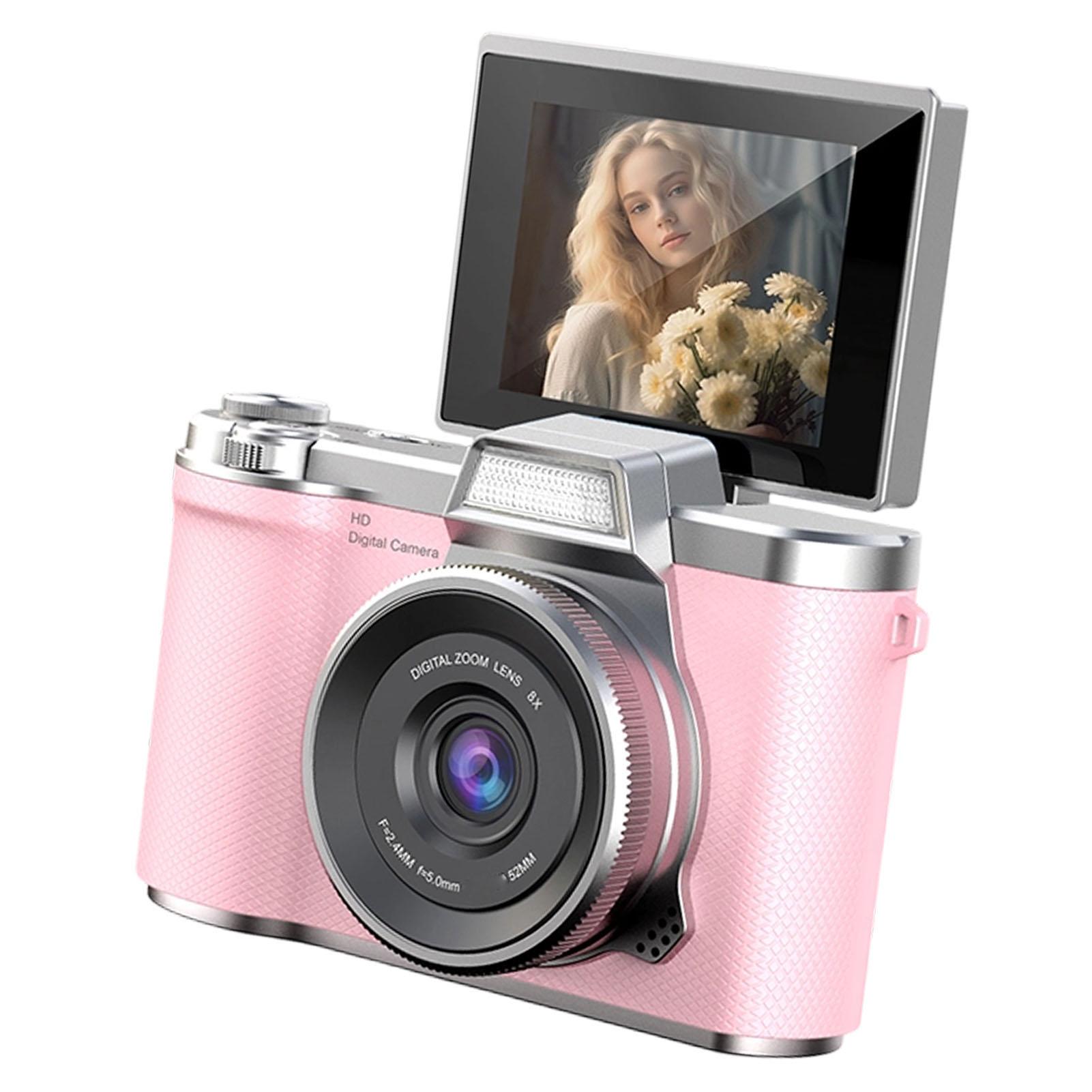 48MP Digital Camera 8X Zoom 1080P Mirrorless Camera with 2.4inch Flip Screen Built in Flash Auto Focus for Live рожевий
48MP Digital Camera 8X Zoom 1080P Mirrorless Camera with 2.4inch Flip Screen Built in Flash Auto Focus for Live рожевий