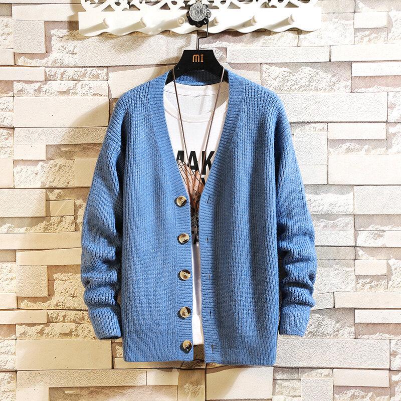 2024 Autumn Men s Trendy V-neck Knit Cardigan: Casual & Loose Knitwear XL синій
2024 Autumn Men s Trendy V-neck Knit Cardigan: Casual & Loose Knitwear XL синій