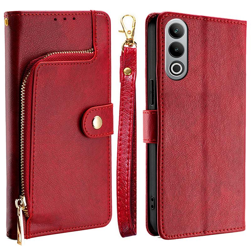 Чехол для OnePlus Nord CE4 5G из ПУ кожи, складная подставка, чехол для телефона, кошелек на молнии Red
Чехол для OnePlus Nord CE4 5G из ПУ кожи, складная подставка, чехол для телефона, кошелек на молнии Red