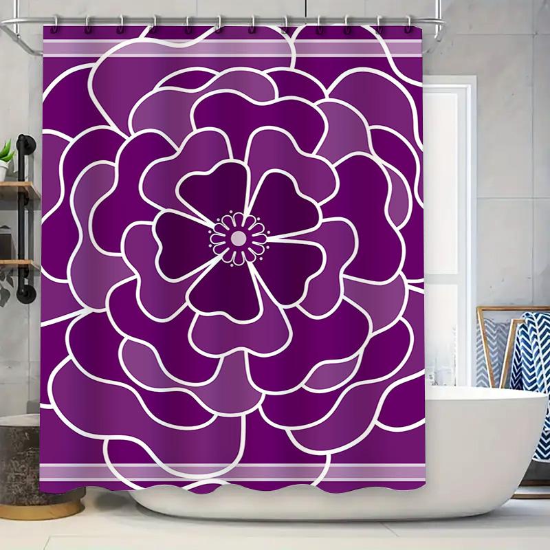 Vintage Purple Peony Shower Curtain Waterproof Fabric Home Decor Bathroom Decorations Wall Hanging For Bathtub W60H190(CM)-1 Pcs
Vintage Purple Peony Shower Curtain Waterproof Fabric Home Decor Bathroom Decorations Wall Hanging For Bathtub W60H190(CM)-1 Pcs