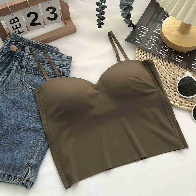 Pure desire Spice Girl ice silk seamless back underwear integrated with chest pad, sling vest, bottom tube top inside One size fits all
Pure desire Spice Girl ice silk seamless back underwear integrated with chest pad, sling vest, bottom tube top inside One size fits all