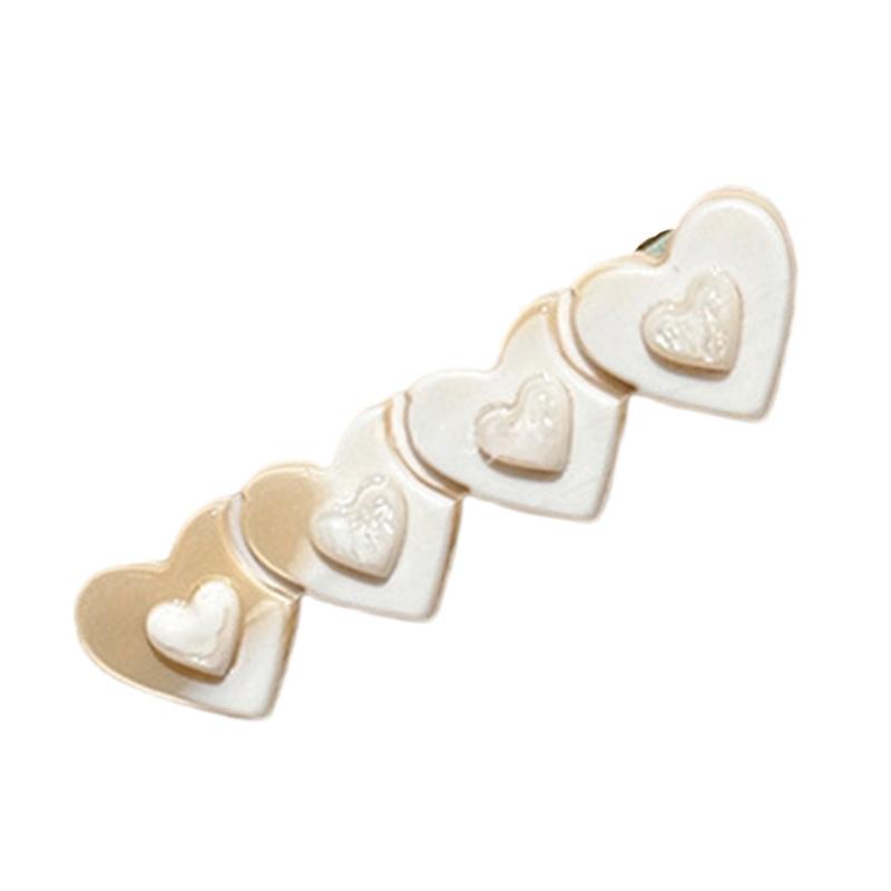 Shell Pattern French Hair Barrettes Cute Heart Clip Secure Grip Hairpin Hair Accessory for Long Hair Styling Women Girls бежевий
Shell Pattern French Hair Barrettes Cute Heart Clip Secure Grip Hairpin Hair Accessory for Long Hair Styling Women Girls бежевий