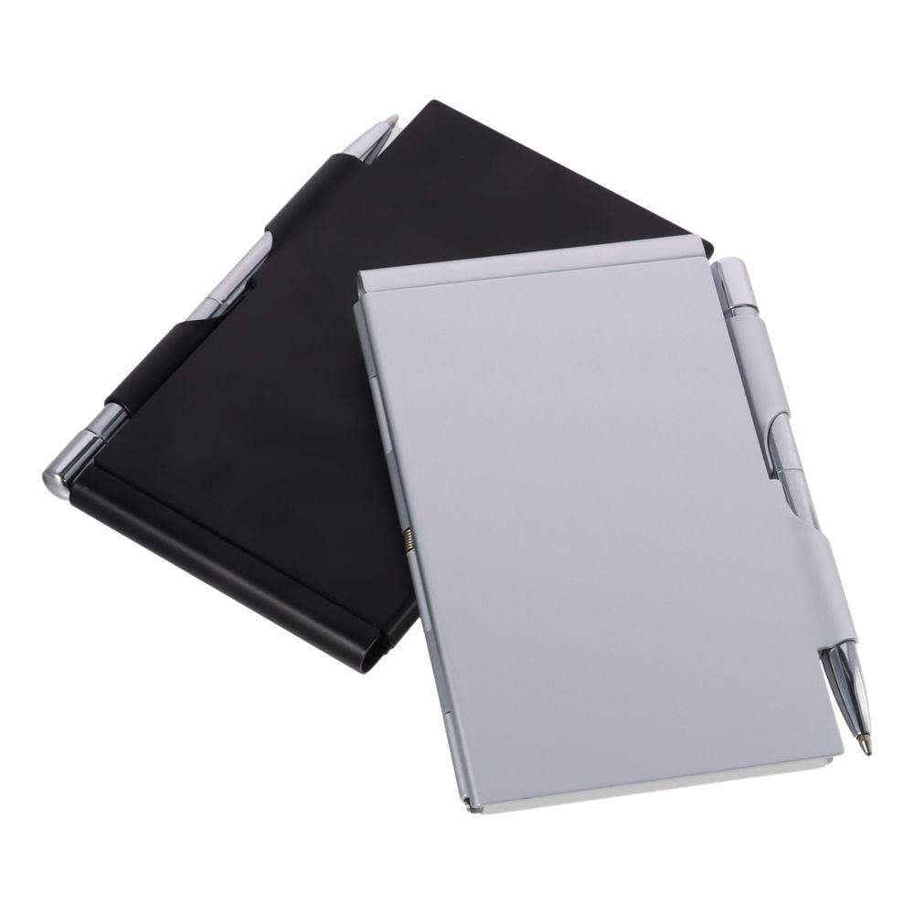 Portable Mini Notepad Metal Travel Notepad with Pen Holder Lightweight Pocket Notebook срібний
Portable Mini Notepad Metal Travel Notepad with Pen Holder Lightweight Pocket Notebook срібний