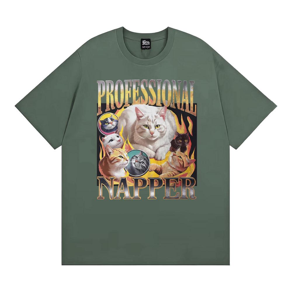 Professional Napper Sleeping Cats Tee Shirt Unisex WOMEN Classic Fashion Aesthetic Short Sleeve Tshirts 100 Cotton Casual T Shirt 4XL
Professional Napper Sleeping Cats Tee Shirt Unisex WOMEN Classic Fashion Aesthetic Short Sleeve Tshirts 100 Cotton Casual T Shirt 4XL