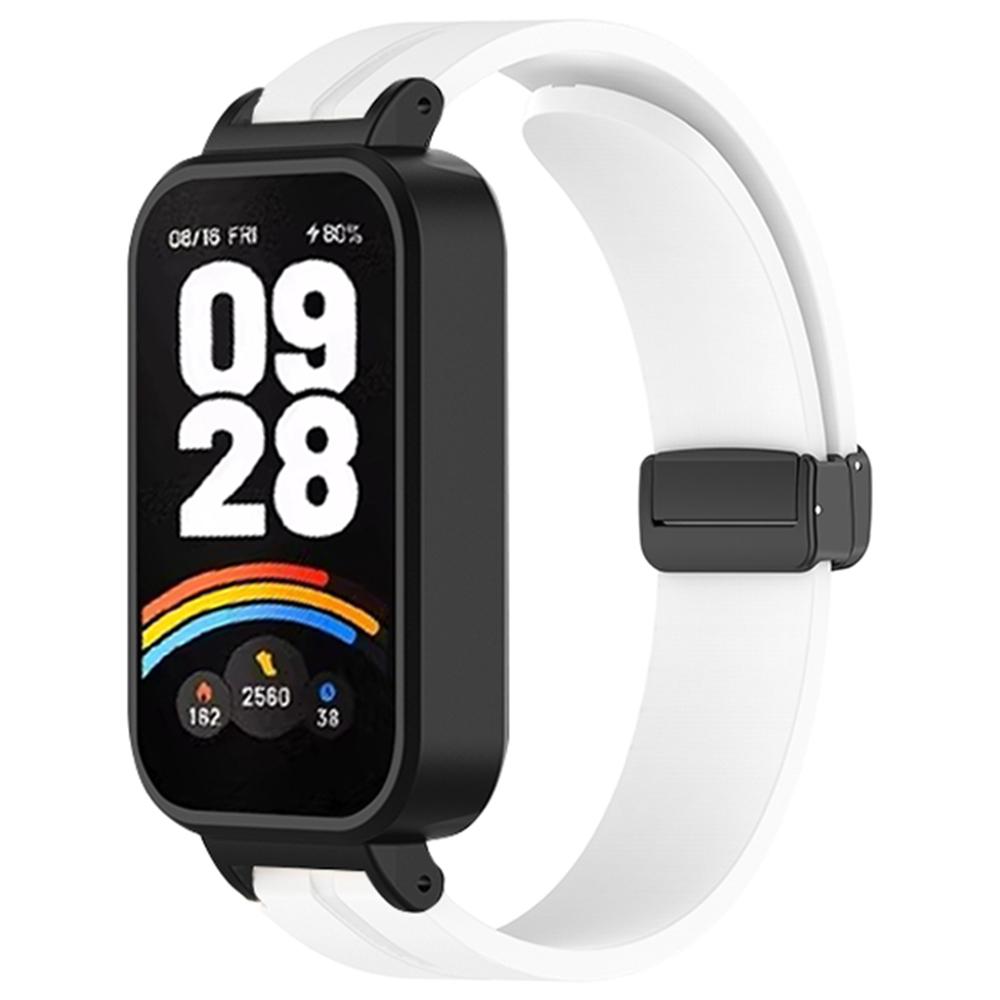 For Xiaomi Smart Band 9 Active/Redmi Band 3 Silicone Watch Band Magnetic Folding Buckle Wrist Strap Midnight Blue
For Xiaomi Smart Band 9 Active/Redmi Band 3 Silicone Watch Band Magnetic Folding Buckle Wrist Strap Midnight Blue