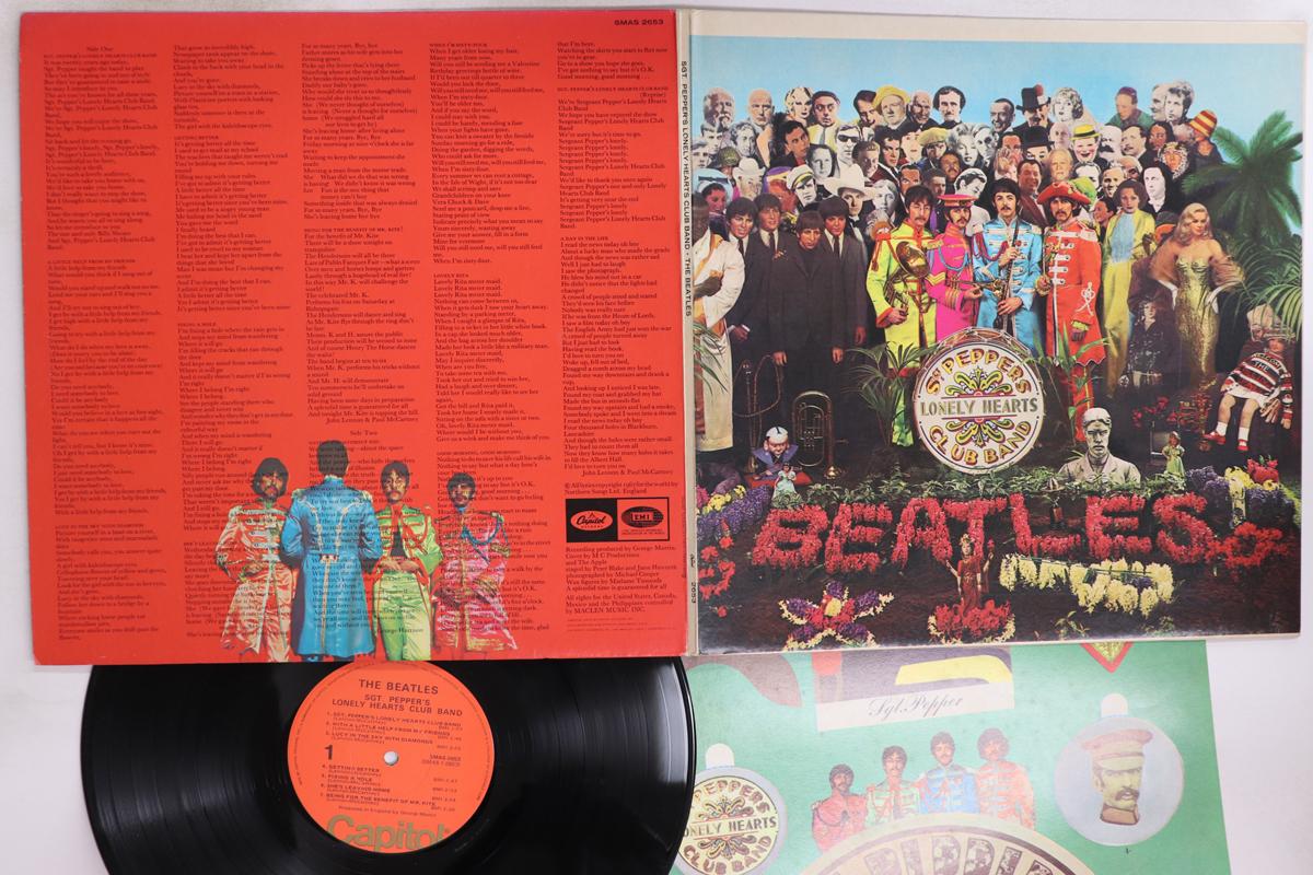LP Record BEATLES - Sgt. Pepper s Lonely Hearts Club Ba SMAS2653 CAPITOL 1976 US Rock Used
LP Record BEATLES - Sgt. Pepper s Lonely Hearts Club Ba SMAS2653 CAPITOL 1976 US Rock Used