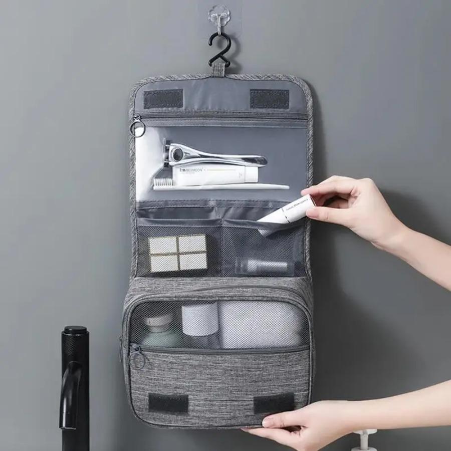 Fabric Men Business Portable Storage Bag Toiletries Organizer Women Cosmetic Bag Waterproof Hanging Travel Wash Pouch сірий
Fabric Men Business Portable Storage Bag Toiletries Organizer Women Cosmetic Bag Waterproof Hanging Travel Wash Pouch сірий