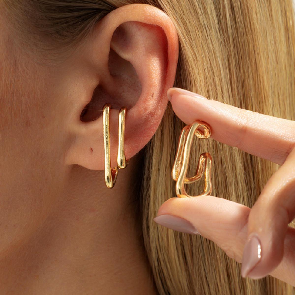 Ingemark Minimalism Gold Color Irregular Geometry Clip Earring for Women Vintage Metal No Piercing Earring 2026 New Year Jewelry
Ingemark Minimalism Gold Color Irregular Geometry Clip Earring for Women Vintage Metal No Piercing Earring 2026 New Year Jewelry