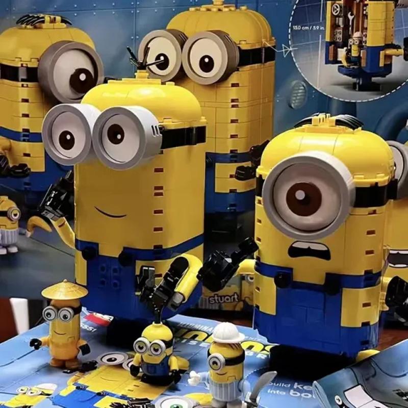 876 шт. MINISO Миньоны Лаборатория Сборная Модель Конструктор Детские Игрушки-Пазлы Настольное Украшение Подарок Коллекционный
876 шт. MINISO Миньоны Лаборатория Сборная Модель Конструктор Детские Игрушки-Пазлы Настольное Украшение Подарок Коллекционный