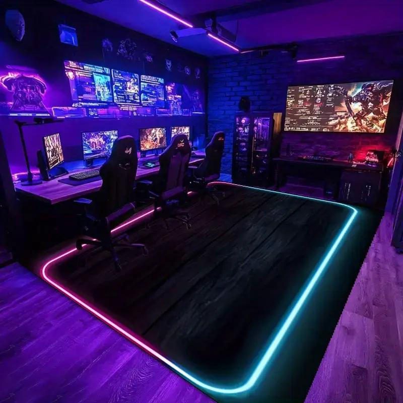 2D Game Fluorescent Cool Carpet Color Smoke Anti Slip Game Room Area Carpet Suitable for Ideal Space for Gamers 40x60cm
2D Game Fluorescent Cool Carpet Color Smoke Anti Slip Game Room Area Carpet Suitable for Ideal Space for Gamers 40x60cm