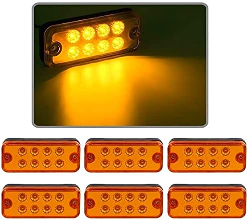 HULA Side Marker Light, 6Pcs 12V 24V 8 LED Truck жёлтый
HULA Side Marker Light, 6Pcs 12V 24V 8 LED Truck жёлтый