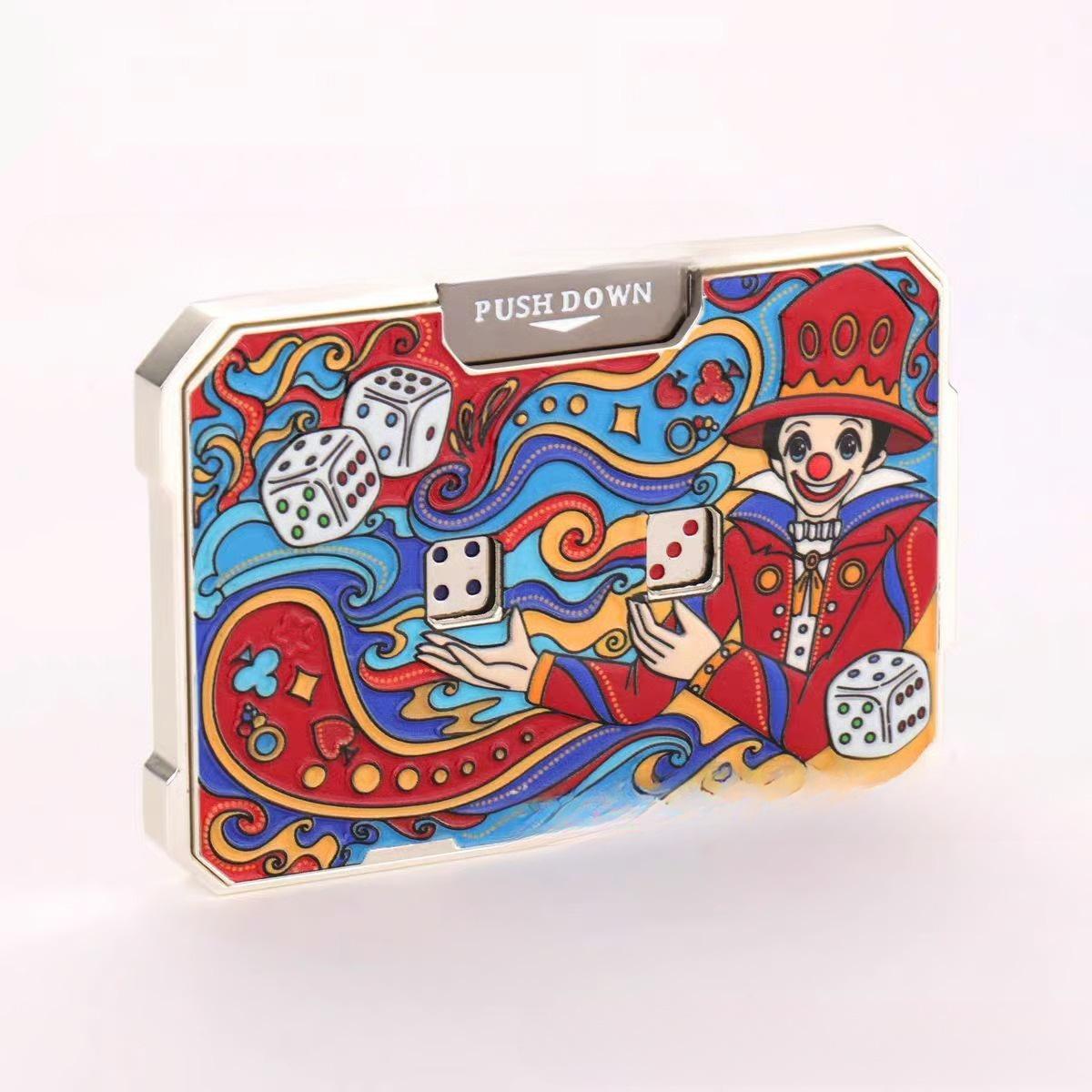 Metal Dice Theme Press Rotating Fidget Roller Spinner EDC Office Desk Stress Relief Toy Party Game Portable Relieve Tool
Metal Dice Theme Press Rotating Fidget Roller Spinner EDC Office Desk Stress Relief Toy Party Game Portable Relieve Tool