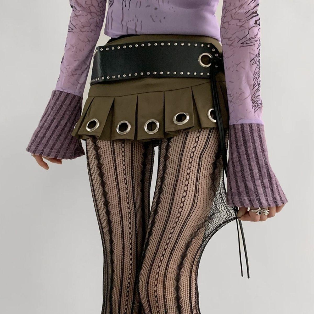 Весна та осінь Y2K Babes Hollow Vintage Pantyhose Pantyhose Mesh Темно-чорні рвані ажурні шкарпетки one size fits all чорний
Весна та осінь Y2K Babes Hollow Vintage Pantyhose Pantyhose Mesh Темно-чорні рвані ажурні шкарпетки one size fits all чорний