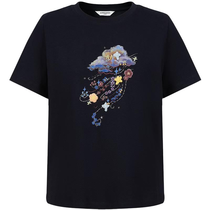 JUZI An nakou Women s Casual Beaded Meteor Cloud Print Round Neck T-shirt XL
JUZI An nakou Women s Casual Beaded Meteor Cloud Print Round Neck T-shirt XL