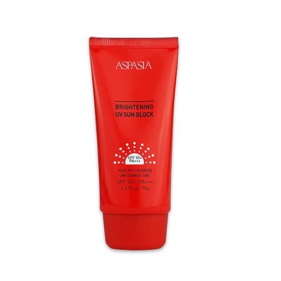 ASPASIA Осветляющий УФ-солнцезащитный крем SPF50+ PA+++ 70 г (3 варианта) #70g x 1pcs
ASPASIA Осветляющий УФ-солнцезащитный крем SPF50+ PA+++ 70 г (3 варианта) #70g x 1pcs