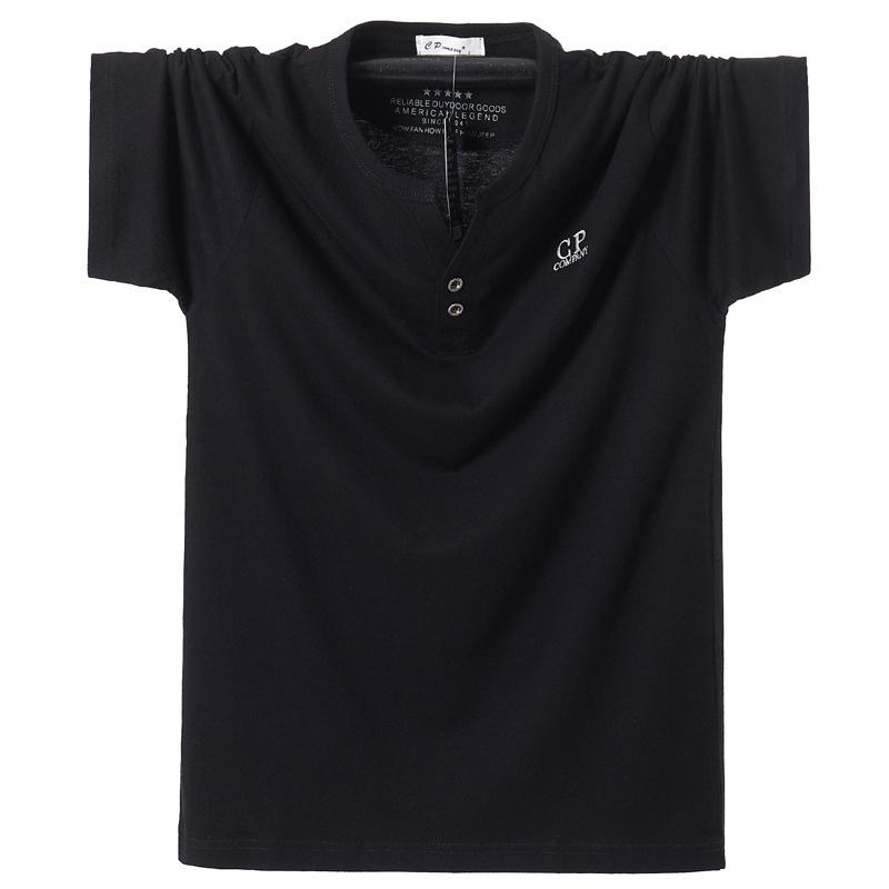Summer Men s Short-sleeved T-Shirt Korean Version of The Open Button Collar Models Thin Clothing Plus Size
Summer Men s Short-sleeved T-Shirt Korean Version of The Open Button Collar Models Thin Clothing Plus Size