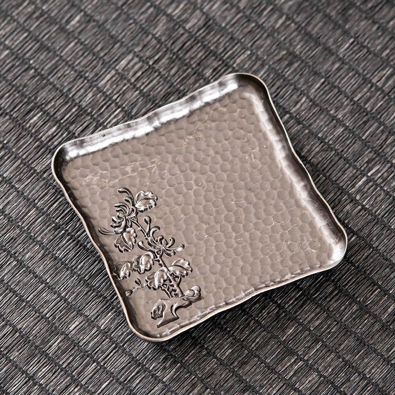 Vintage alloy coasters, plum orchid bamboo chrysanthemum coasters, cup holders, heat insulation pads, tea ceremony accessories
Vintage alloy coasters, plum orchid bamboo chrysanthemum coasters, cup holders, heat insulation pads, tea ceremony accessories