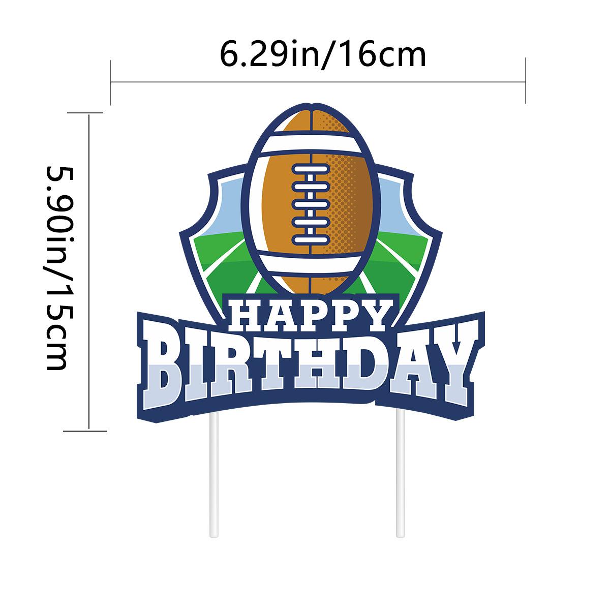 American Football Theme Party Decoration Birthday Flag Football Baseball Latte Cake Plug-In Customization big power strip 1
American Football Theme Party Decoration Birthday Flag Football Baseball Latte Cake Plug-In Customization big power strip 1