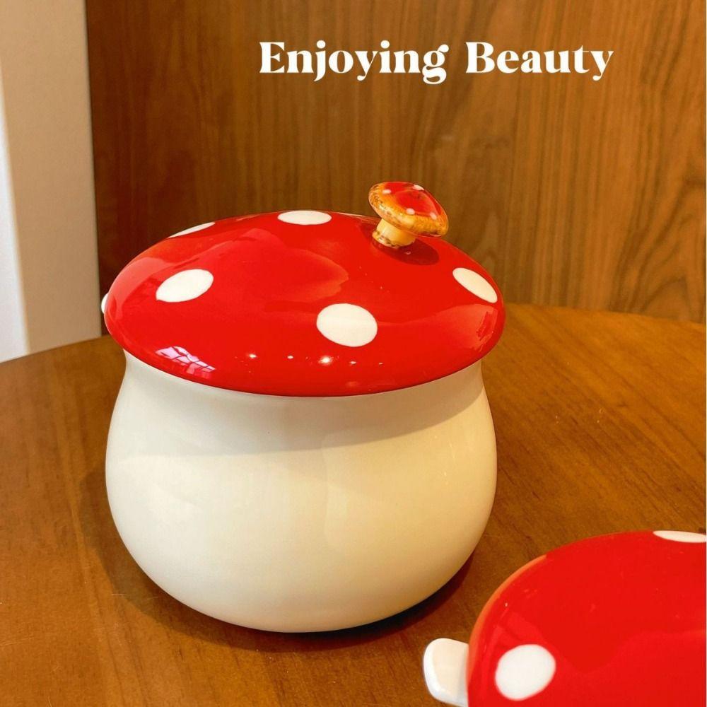 Cute Mushroom Seasoning Jar with Lid Spoon Kitchen Supplies Creative Spice Organizer 600ml
Cute Mushroom Seasoning Jar with Lid Spoon Kitchen Supplies Creative Spice Organizer 600ml