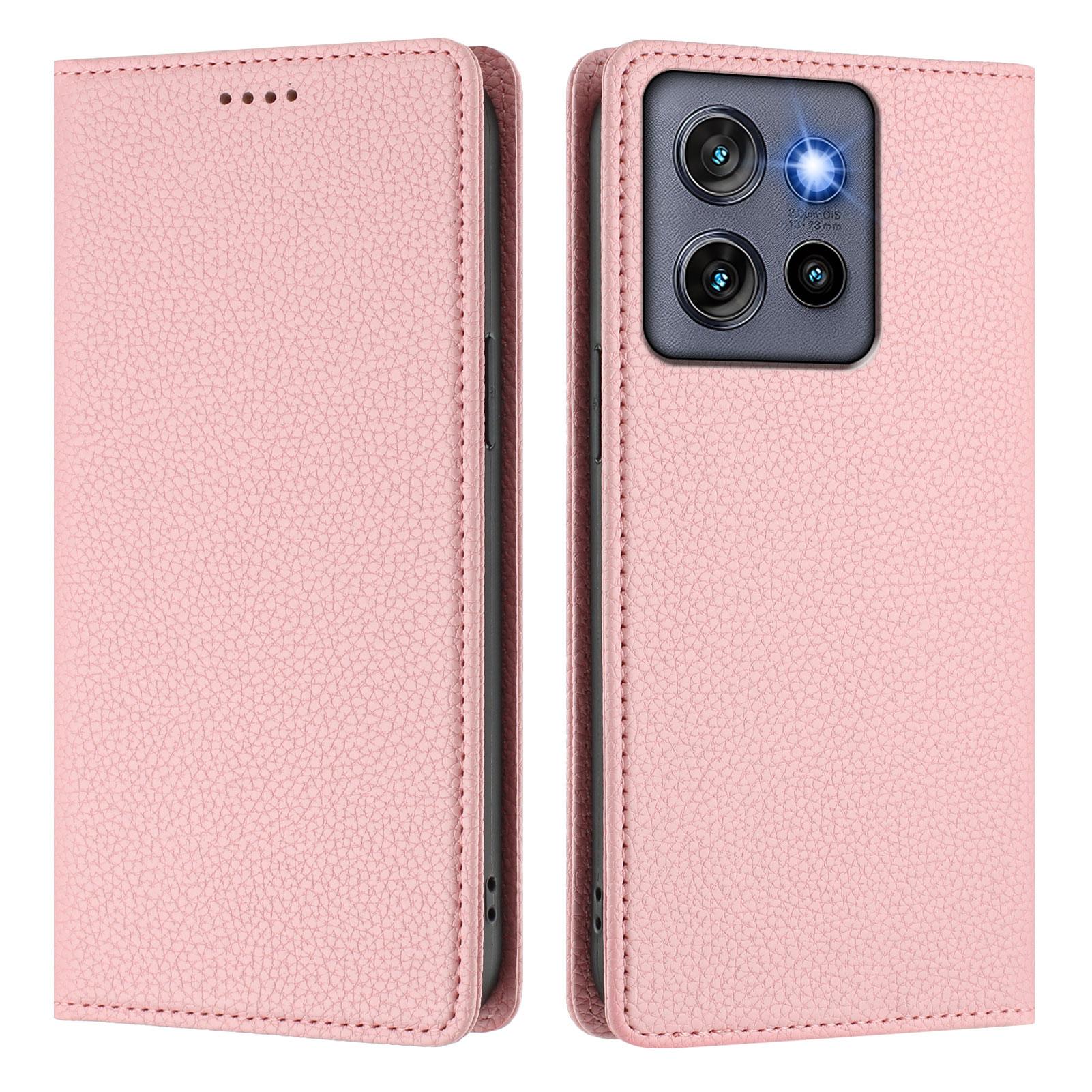 For Motorola Moto S50 5G/Motorola ThinkPhone 25 5G Wallet Case RFID Blocking Litchi Texture Leather Mobile Cover Pink
For Motorola Moto S50 5G/Motorola ThinkPhone 25 5G Wallet Case RFID Blocking Litchi Texture Leather Mobile Cover Pink