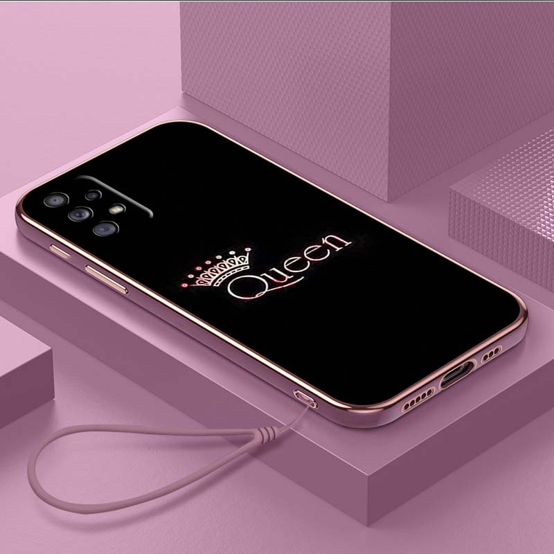 Роскошный чехол для телефона из ТПУ с ремешком для Samsung Galaxy A04 A05s A13 A14 A24 A54 A34 Note20 S23 Ultra, чехлы A47 King Queen Пара для влюбленных
Роскошный чехол для телефона из ТПУ с ремешком для Samsung Galaxy A04 A05s A13 A14 A24 A54 A34 Note20 S23 Ultra, чехлы A47 King Queen Пара для влюбленных