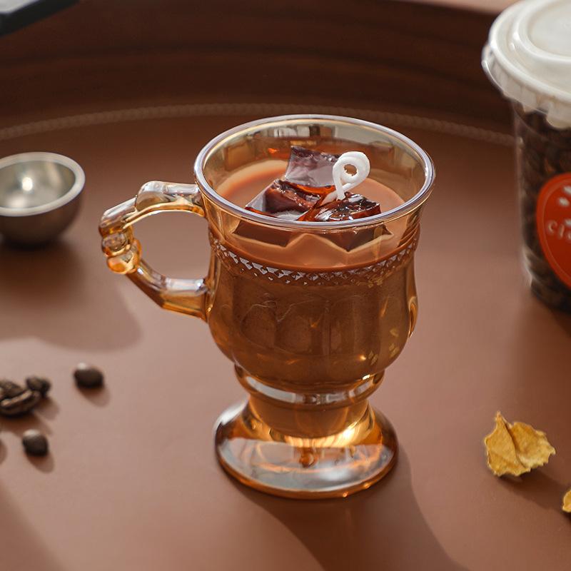 Винтажный ароматерапевтический воск креативная стеклянная свеча ручной работы подарок на день рождения кофейная чашка ароматерапевтическая свеча подарочная коробка 1