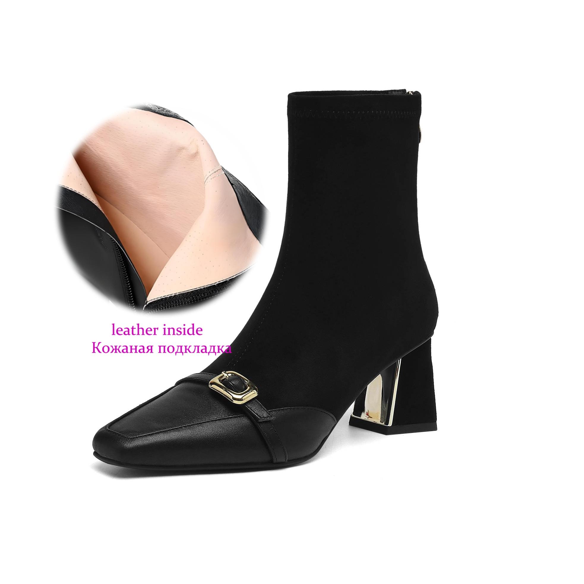 Krazing Pot Замшевые Ботинки Челси с Квадратным Носком на Толстом Каблуке, Размер 42, Красивые Женские Ботильоны на Щиколотке с Металлической Пряжкой из Коровьей Кожи 34
Krazing Pot Замшевые Ботинки Челси с Квадратным Носком на Толстом Каблуке, Размер 42, Красивые Женские Ботильоны на Щиколотке с Металлической Пряжкой из Коровьей Кожи 34